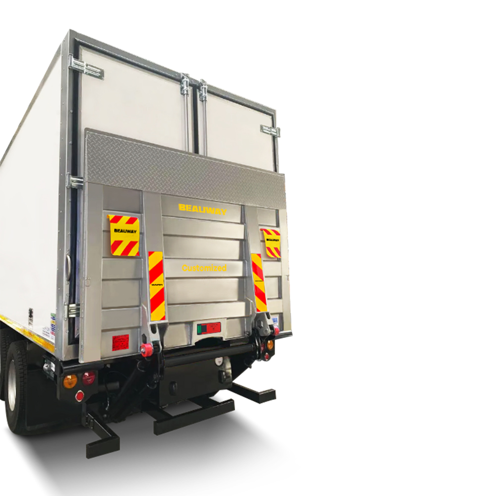 Beauway Three Section Bumper Hydraulic Tail Lift 1000kg Steel Plate