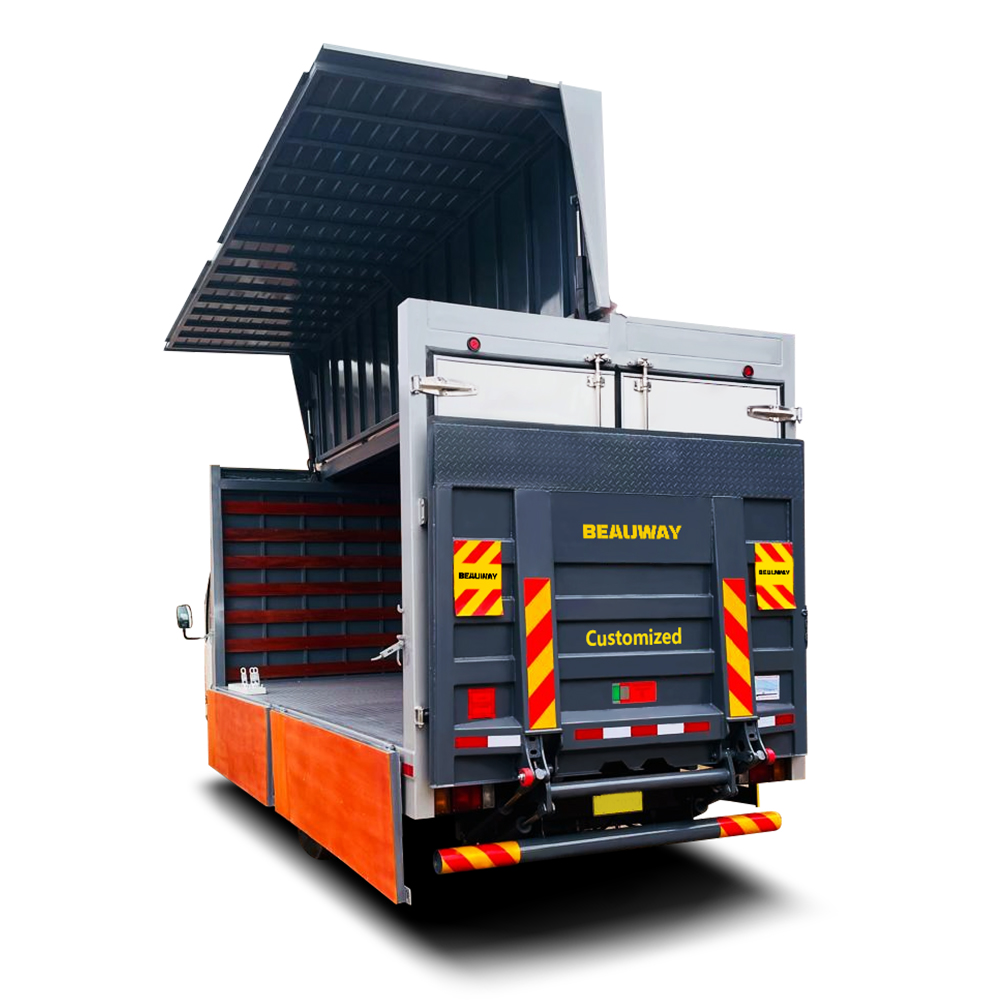 Monthly tail lift maintenance checklist showing hydraulic system and seal condition checks