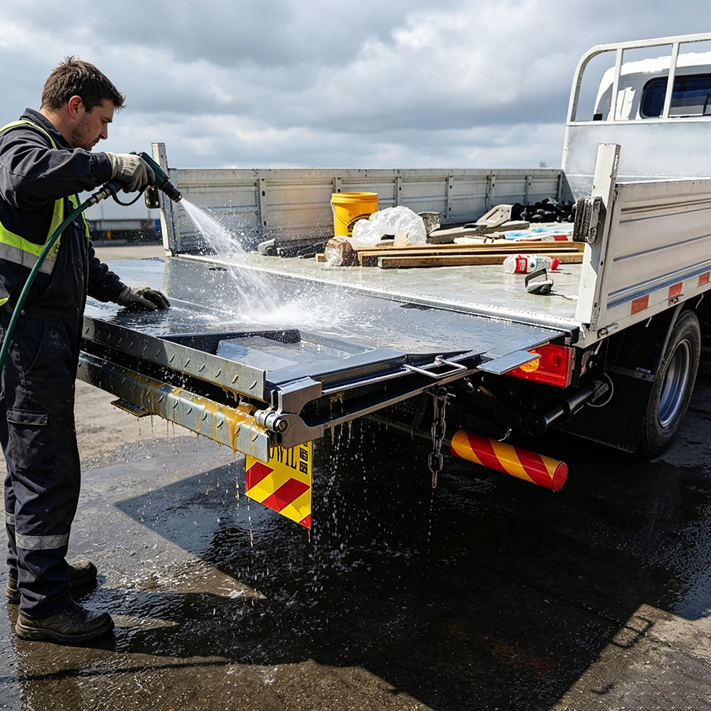 anti-corrosion tail lift maintenance rust prevention