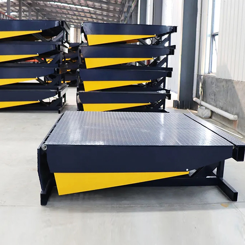 dock leveler capacity chart – pit size and platform dimensions diagram