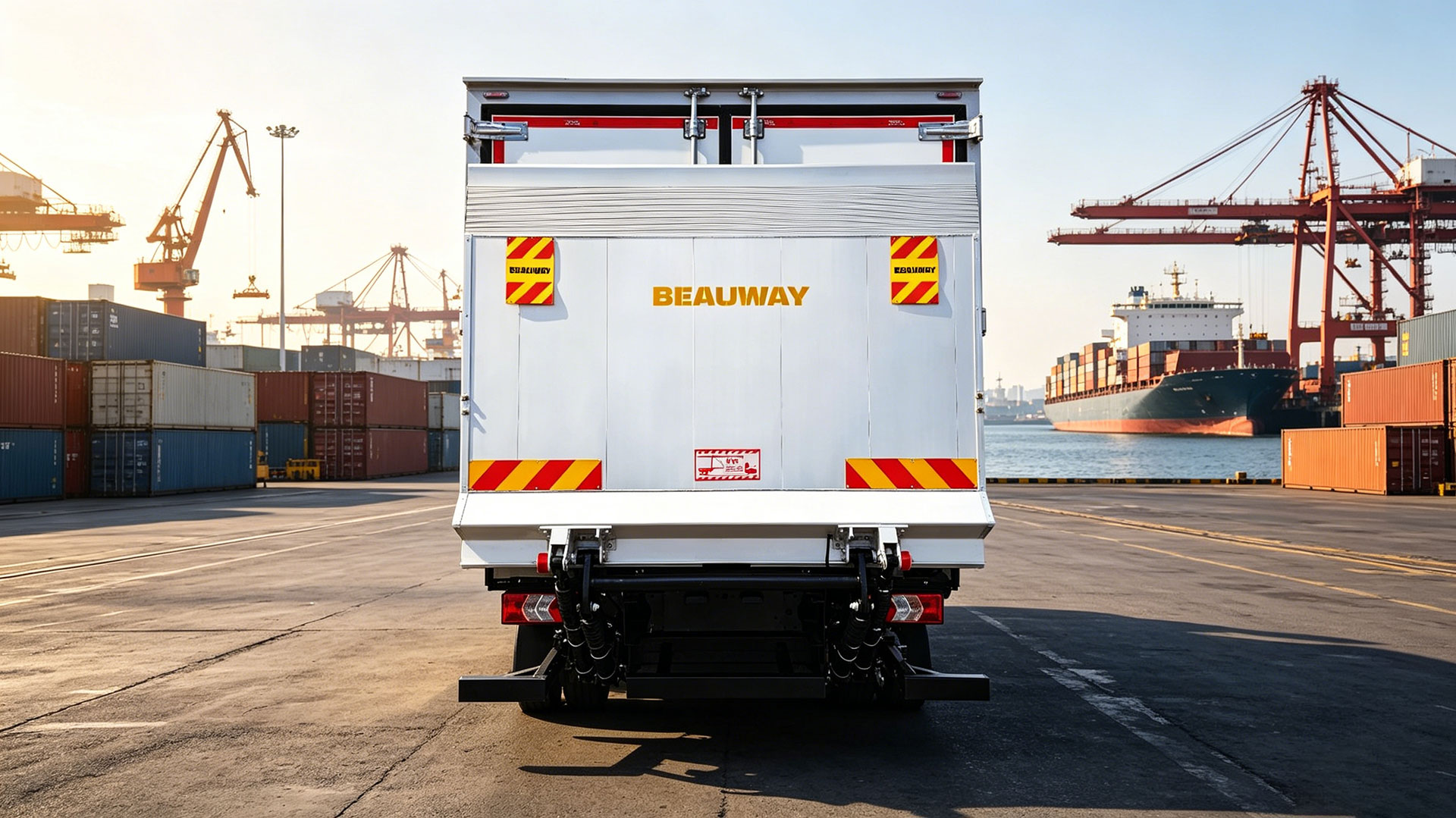 Beauway Tail Lifts Four Hydraulic Cylinders
