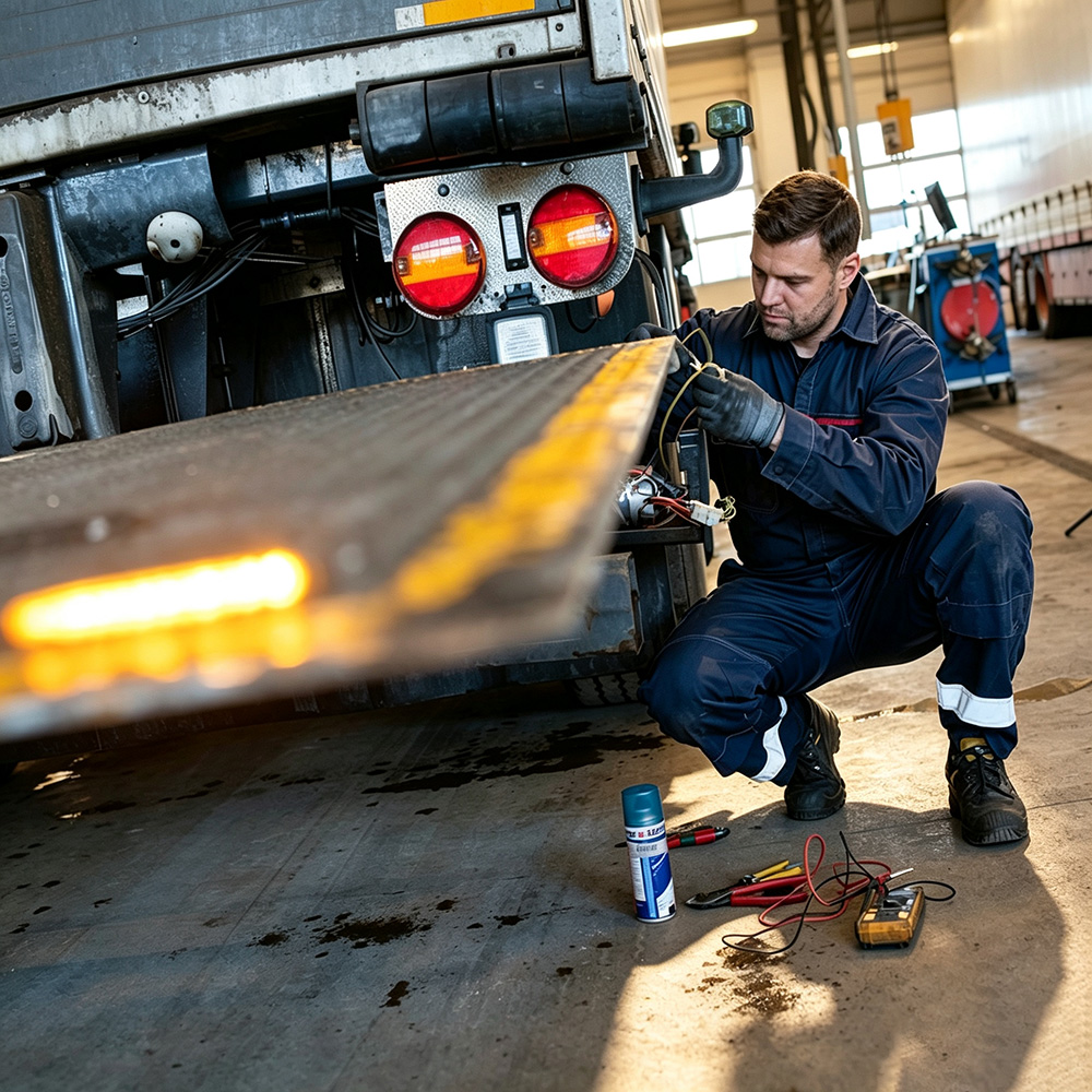 Tail Lift Electrical Fault Guide: Battery, Wiring & Control Panel