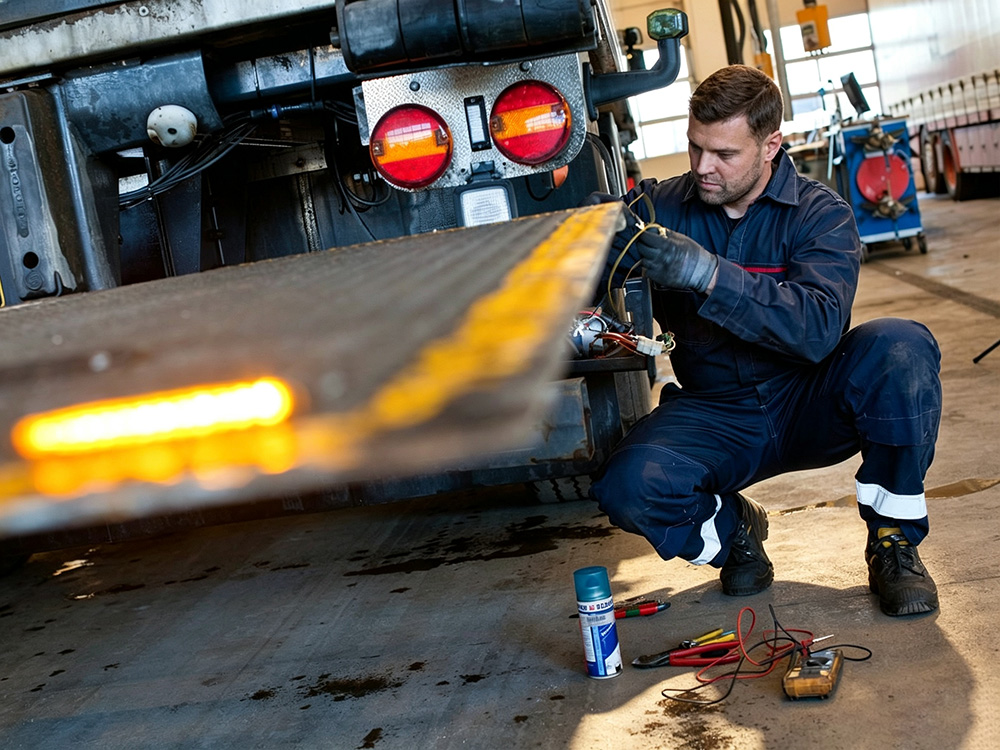 Tail Lift Electrical Fault Guide: Battery, Wiring & Control Panel