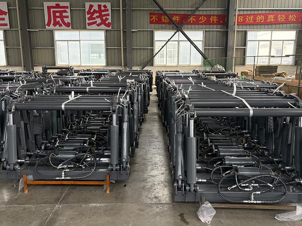 Rows of tail lift units in production, illustrating inspection routines that affect lifespan